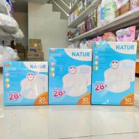 ราคา NATUR เนเจอร์แผ่นซับน้ำนม ซึมซับมาก28เท่า แห้งสบายไม่อับชื้นจำนวน 20ชิ้น 30ชิ้น 50ชิ้น (24534902320)