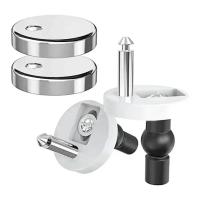ราคา 2 ชิ้น Quick Release ที่นั่งชักโครก Fixings Universal ที่นั่งชักโครกบานพับอุปกรณ์ด้านบนสําหรับ WC ห้องน้ําตาบอดหลุมอุปกรณ์ห้องน้ํา (44231807891)
