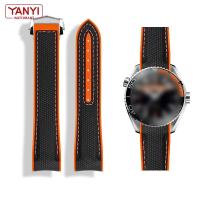ราคา Rubber Watchband for omega Planet Ocean 600 Quarter Orange Seamaster 300 watch strap 20mm 21mm 22mm silicone watchband (49060239882)