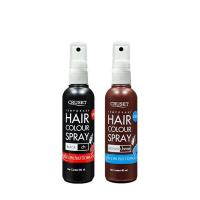 ราคา ครูเซ็ท สเปรย์ ปิดผมขาว เทมโพรารี่ แอร์ คัลเลอร์ สเปรย์ Cruset Temporary Hair Color Spray 80 ml. (18088260241)