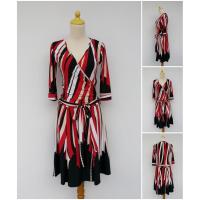 ราคา Preloved 3/4 Sleeve Spandex Wrap Dress (9922660809)