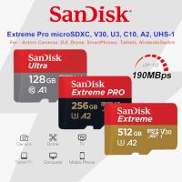 ราคา SanDisk Ultra / Extreme / Extreme Pro microSD Memory Card A2 V30 (32G/64GB/128GB/256GB/512GB/1TB) (45762627463)