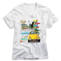 ราคา เสื้อยืดคอวีสีขาว เสื้อแขนสั้น เนื้อผ้า TK พร้อมพิมพ์ลายซับลิเมชั่น ทรานเฟอร์ จ. ตรัง (10221401275)