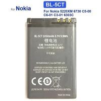 ราคา เปลี่ยนแบตเตอรี่โทรศัพท์มือถือ BL-5CT, BL5CT สำหรับ 3720 5220 XM 6730 6330 6303i C5-02 BL5CT (27111782644)