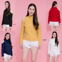 ราคา เสื้อเปิดไหล่แขนยาว รูปจริงงานขาย (820897666)
