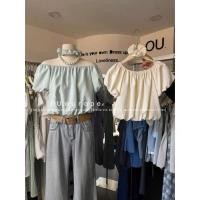 ราคา เดรสปาดไหล่พร้อมผมมัดย้อม (43079517318)