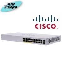 ราคา CBS110-24PP-EU Cisco Unmanaged 24-port GE, Partial PoE, 2x1G SFP Shared (12 Port POE) ประกันศูนย์ เช็คสินค้าก่อนสั่งซื้อ (23609886904)