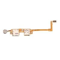 ราคา พร้อมส่ง For Galaxy Note 10.1 (2014 Edition) / P600 / P605 SIM & SD Card Reader Contact Flex Cable (53210539247)