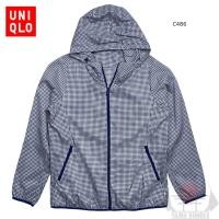 ราคา เสื้อแจ็คเก็ต UNIQLO ผ้าร่ม กันแดด UV Protection Jacket Parka Size XL ผญ (40870427247)