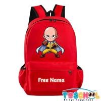ราคา SAITAMA ONE PUNCH MAN ANIME CHARACTER CHILDRENS BACKPACK ฟรีชื่อ (55260441999)