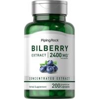 ราคา PipingRock Bilberry Extract 2,400 mg. (200Capsules) บิลเบอร์รี่ (22836676571)