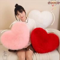 ราคา FRANCISCAL หมอนหัวใจ, Fur Love Heart Shaped Heart Plush หมอน,ของขวัญสร้างสรรค์สีชมพูสี PP ผ้าฝ้ายปุยหมอนนุ่มเดสก์ท็อปตกแต่ง (48754476433)