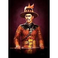ราคา รูปโปสเตอร์  พระเจ้าตากสิน ไม่มีกรอบ ภาพมงคล เสริมฮวงจุ้ย ตกแต่งบ้าน ขนาด A3 (27434557094)