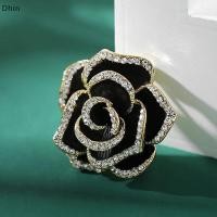 ราคา เข็มกลัดลายดอก.camellia ติดคริสตอล สำหรับผู้หญิง เครื่องประดับแฟชั่น (58100300303)