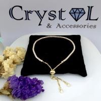 ราคา สร้อยข้อมือ ล้อมเพชร (393781770)
