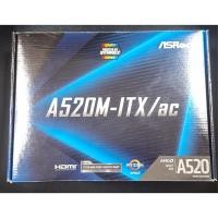 ราคา เมนบอร์ด itx มือ✌️MAINBOARD AM4 ASROCK A520M-ITX/AC ddr4 (42211650621)