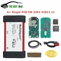 ราคา Best PCB Single Board TCS Multidiag PRO+ Bluetooth 4.0 FW 3201 NEC Relay OBDII Scanner V2021.11 Car (52854608089)
