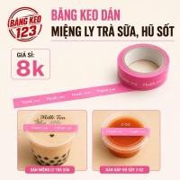 ราคา เทป ขอบคุณ คุณ สีชมพู 100 หลา 1 ม้วน - กาวสําหรับปิดปากถ้วยชานม กระปุกซอส 2ออนซ์ ชามน้ําจิ้ม (56362699294)