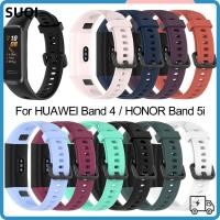 ราคา Soft Silicone Strap Replacement Watch Band Strap For HUAWEI Band 4 / Honor Band 5i (6551951098)
