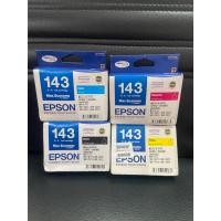 ราคา หมึก Epson 143 Bk C M Y ของแท้ ไม่มีกล่อง (7716402262)