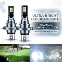 ราคา 2 ชิ้นรถ LED ไฟหน้า H4 H7 H3 H1 หลอดไฟอัตโนมัติ H8 H9 H11 Day Running Light 9005 9006 HB3 HB4 Super Bright รถจักรยานยนต์โคมไฟ 12 โวลต์ 80 วัตต์ 6000 พัน 12000 พัน 12000 พัน (48111589717)