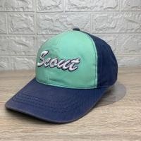 ราคา หมวก Scout สีกรมหน้าหมวกเขียวอ่อนปักScout แบรนด์ลูกเสือ (14608402145)