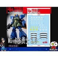 ราคา (X-Y model) Water Decal 248 MG1/100 Ms-14a Gelgoog ver 2.0 (Anavel Gato's custom) (24631062397)