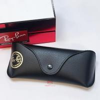 ราคา ของแท้ กล่องใส่แว่นกันแดด RAYBAN รุ่นใหม่ กล่องยาว182mm. กล่องสีดำ (49706435692)