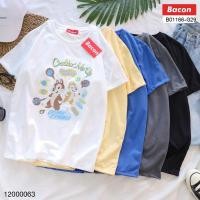ราคา คลาสสิก เสื้อยืดฟรีไซส์ เสื้อยืดผ้าเกล็ดปลา ลายchip and dale (24251612769)