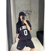 ราคา 0OOY BBCG New Embroidered Printed Short Sleeve T Shirt OS Loose fit, unisex style T Shirt (47612864883)