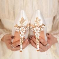 ราคา พร้อมส่ง รองเท้าเจ้าสาว Size 36 (ส่งต่อ 300บาท) ยังไม่เคยใช้งาน (20865385070)