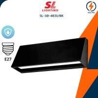 ราคา SL Lighting โคมไฟติดผนังภายนอก รุ่น SL-10-4831/BK ขั้วE27 Outdoor Wall Lamp สไตล์ Modern ของแท้ (25748010219)