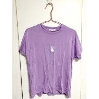 ราคา เสื้อยืดมือสอง ผ้านิ่มสีม่วง (8185669097)