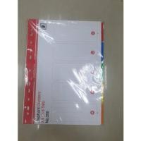 ราคา อินเด็กซ์กระดาษการ์ด 1-5 สีขาว ตราช้าง 352 Index อินเด็กซ์ ช้าง 5 หยัก (4358448014)