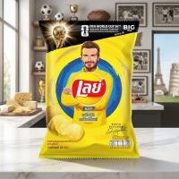 ราคา [สินค้าส่งด่วน] เลย์มันฝรั่งแผ่นหยักเกลือ 69 กรัม (54662753117)