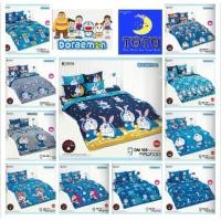 ราคา ลิขสิทธิ์แท้%DORAEMON (โดราเอม่อน) ชุดผ้าปู + รวมผ้านวม (มีขนาด 3.5, 5, 6 ฟุต) TOTO ชุดเครื่องนอนโตโต้ ลายการ์ตูน ลิขสิ (4528786292)