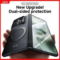 ราคา 360 ° Rotation Bracket Case สําหรับ Motorola Razr พับ Moto razr พับ 5G แม่เหล็กพับสปริงบานพับฝาครอบป้องกันพร้อมฟิล์มนิรภัย (47261411862)