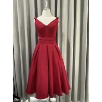 ราคา เดรสสีแดงเลือดนกคอลึก (10067563874)