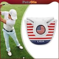 ราคา [PETSOLA] ฝาครอบหัวไม้กอล์ฟ Mallet Putter Head Cover กันฝุ่นและขีดขวน้น้ำหนักเบาที่ทำมาเพื่อความสะดวกในการใช้งาน (41625671562)