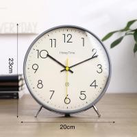 ราคา ที่ทันสมัยเรียบง่ายลูกตุ้มนาฬิกาขนาดใหญ่นาฬิกาดิจิตอลห้องนั่งเล่นสก์ท็อปนาฬิกาตั้งโต๊ะครัวเรือนสก์ท็อปนาฬิกาแฟชั่นนั่งนาฬิกาวางนาฬิกาตั้งโต๊ะฐานกันลื (47203097927)