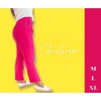 ราคา Chutiya+ PINK PANT กางเกงขายาว กางเกงขายาวทำงาน สีชมพู สีบานเย็น (15277928025)