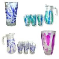 ราคา PREMIUM 7 ชิ้น GLASS WATER JUG SET / SET JUG GELAS (51203612199)