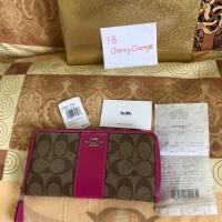 ราคา Coach wallet ใบยาว ซิปรอบ (7038265726)