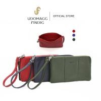 ราคา Udomagg&Findig อุดมเอก ฟินดิจ กระเป๋าสตางค์ผู้หญิงหนังแท้ใบยาวมีซิป รหัสQB703 (43253421781)