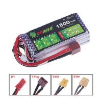 ราคา Δ 11.1V Lipo แบตเตอรี่ 1500Mah 1800Mah 40C ~ 60C พร้อม Deans T JST Xt30 Xt60 ปล (26366023844)