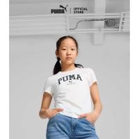 ราคา PUMA Kids เสื้อยืด PUMA SQUAD สำหรับเด็กโต สีขาว - 68177902 (54056250754)