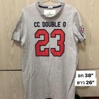 ราคา เสื้อยืด cc-oo ของแท้ % ไซร์ s ชาย (20421792041)