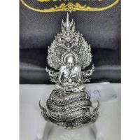 ราคา พระกริ่งหลวงปู่ทวดนั่งบัลลังก์ภุชงค์ รุ่น"พรโพธิสัตว์" องค์พระเนื้อเงินรมซาติน ฐานเนื้อเงินรมซาติน วัดลอน จ.พัทลุง (16983582697)
