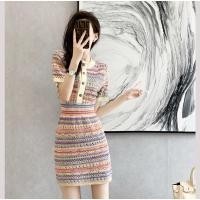 ราคา มินิเดรสไหมพรมสีรุ้ง ***มีตำหนิ** (15796874704)