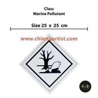 ราคา สติกเกอร์วัตถุอันตราย Class Marine Pollutant (ปลาตาย) แผ่นละ 35 บาท 35 บาท/50 แผ่น (20072192633)
